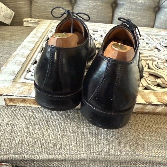 Salvatore Ferragamo Black Leather Oxford Shoes Men’s 10 B Narrow main image 10